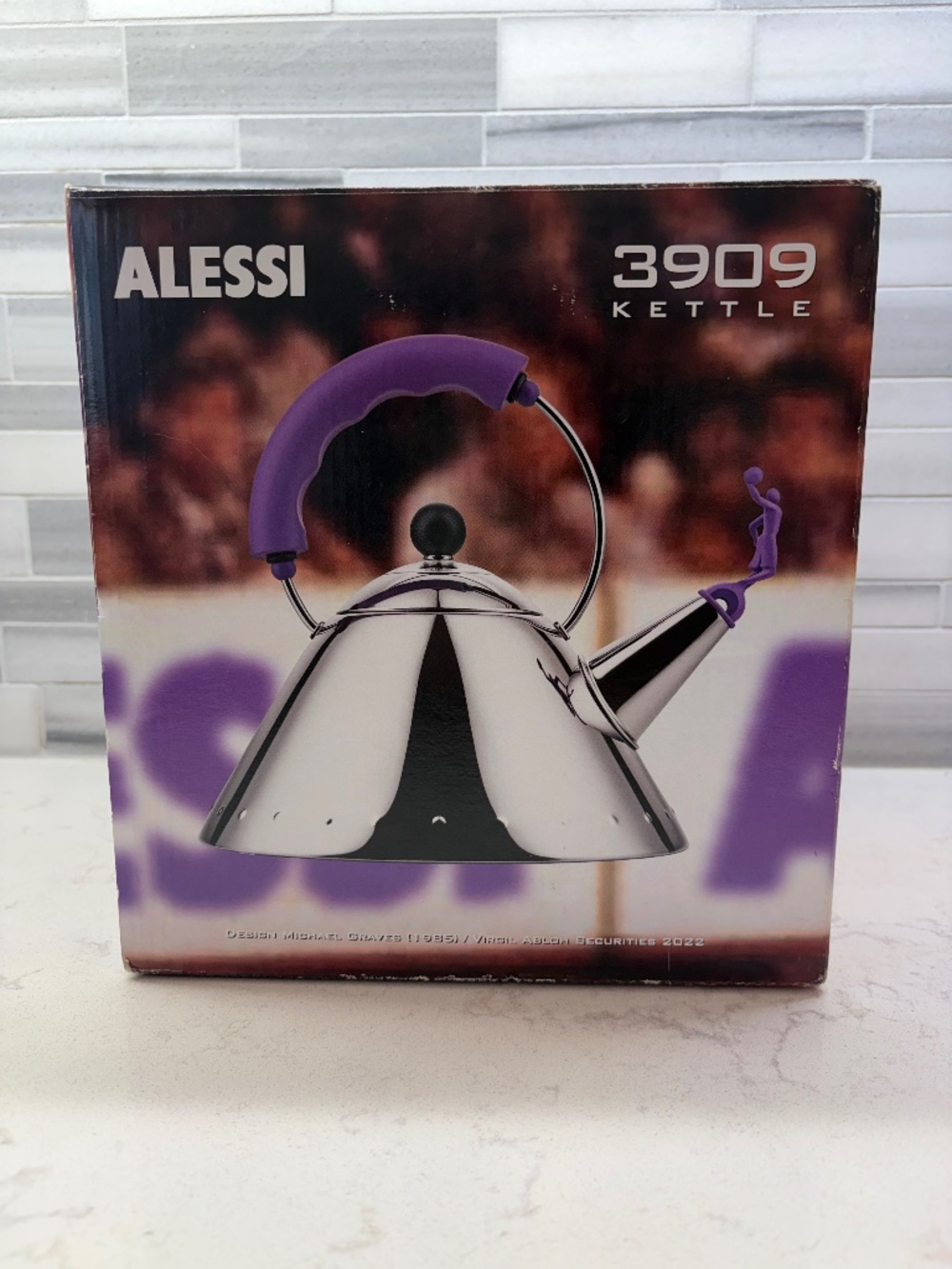 Alessi 3909 Virgil Abloh Michael Graves Kettle New in Box